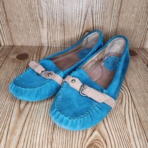 Ariat Free Rein Driving Leather Moccasin Loafers‎ Size 8